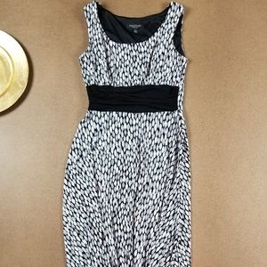 Preceptions Black and White Dress size 8